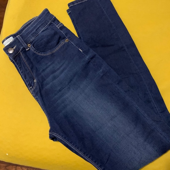 Nicole Miller Atelier High Rise Dark Wash Jeans - Picture 1 of 6